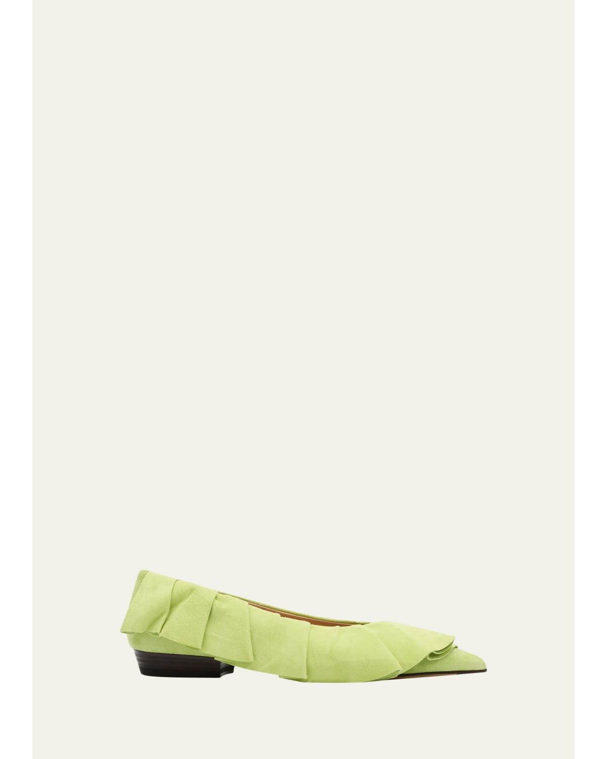 Ruffle Ballerina Flats