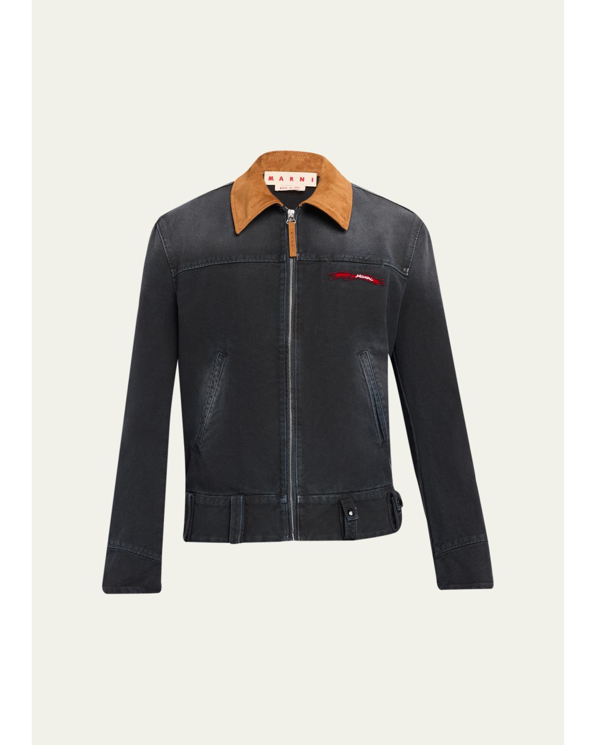 Men'S Canvas Shirt Jacket