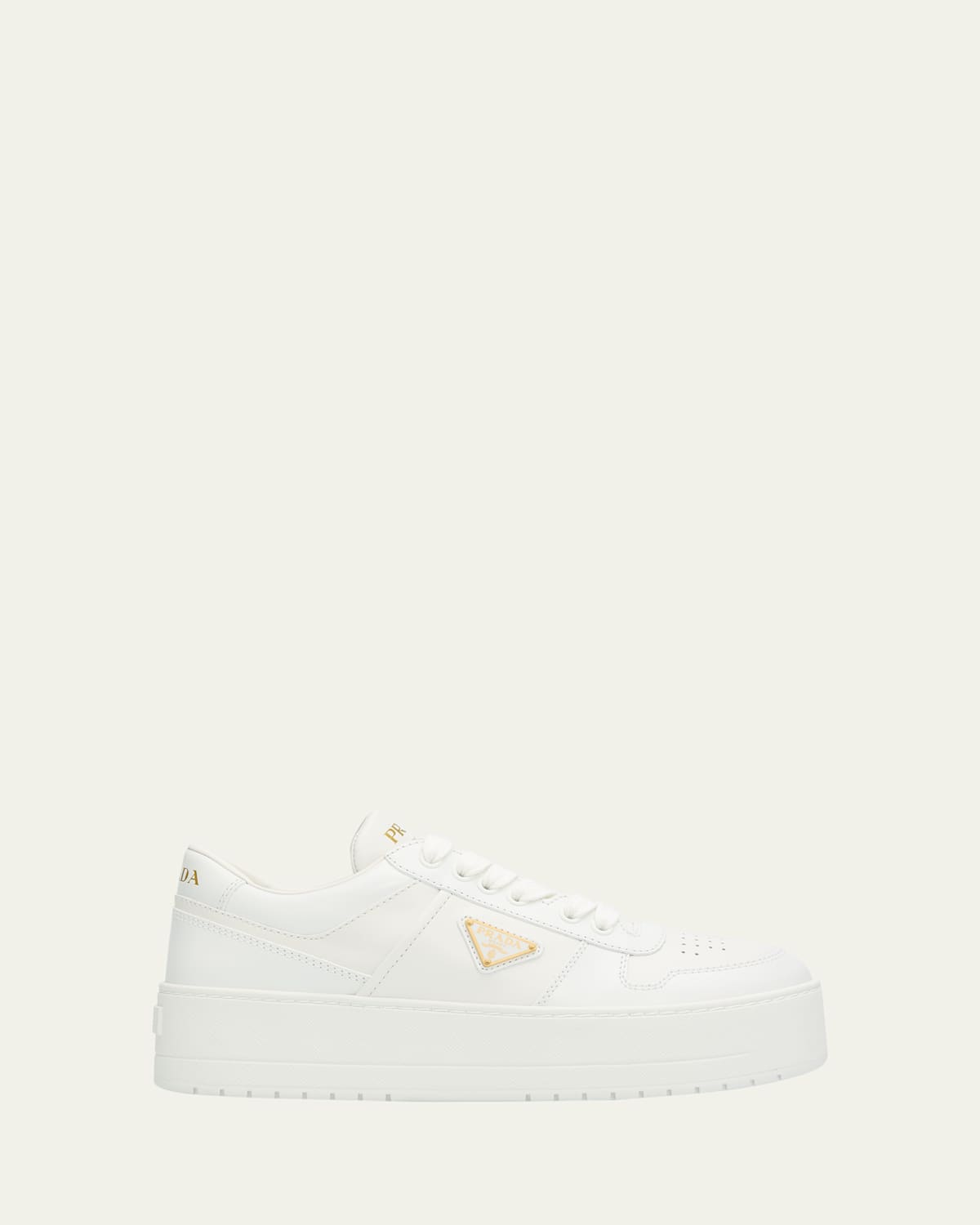 Downtown Platform Leather Sneakers