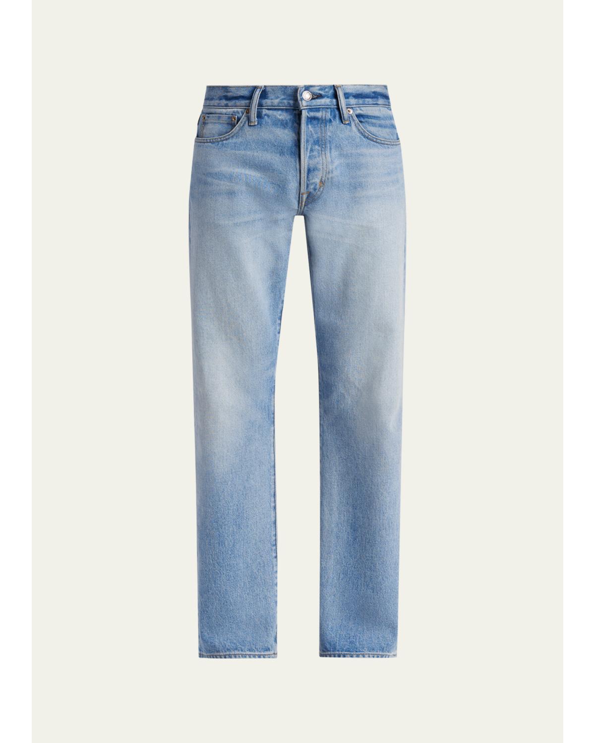 Men's Straight Five-Pocket Jeans