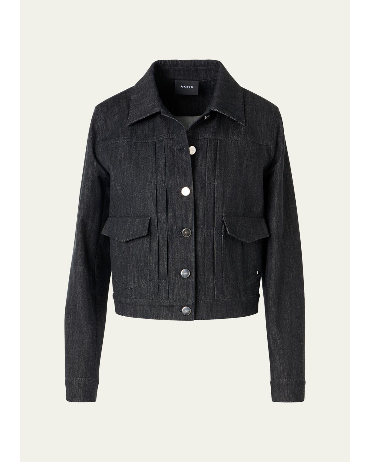 Hilbert Short Stretch Denim Jacket