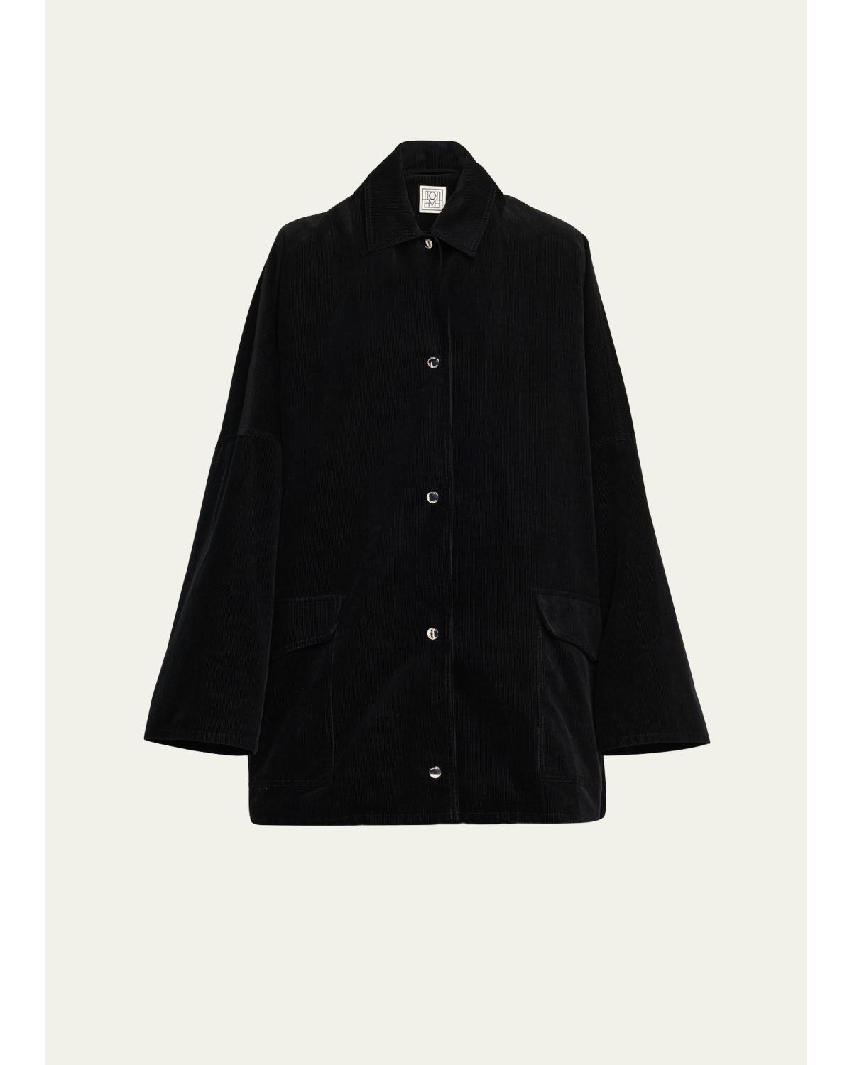 Corduroy Oversized Shirt Jacket