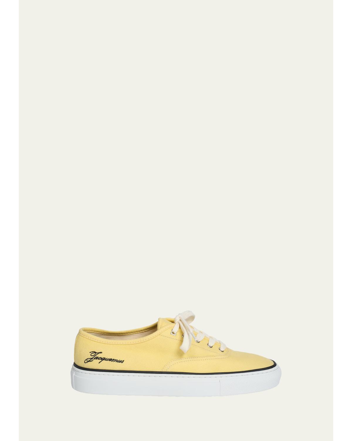 Les Fefe Canvas Low-Top Boat Sneakers