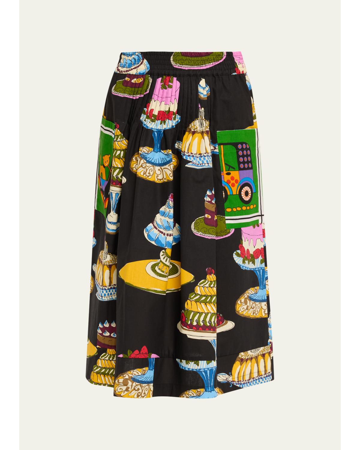 Pocket Pleated Midi