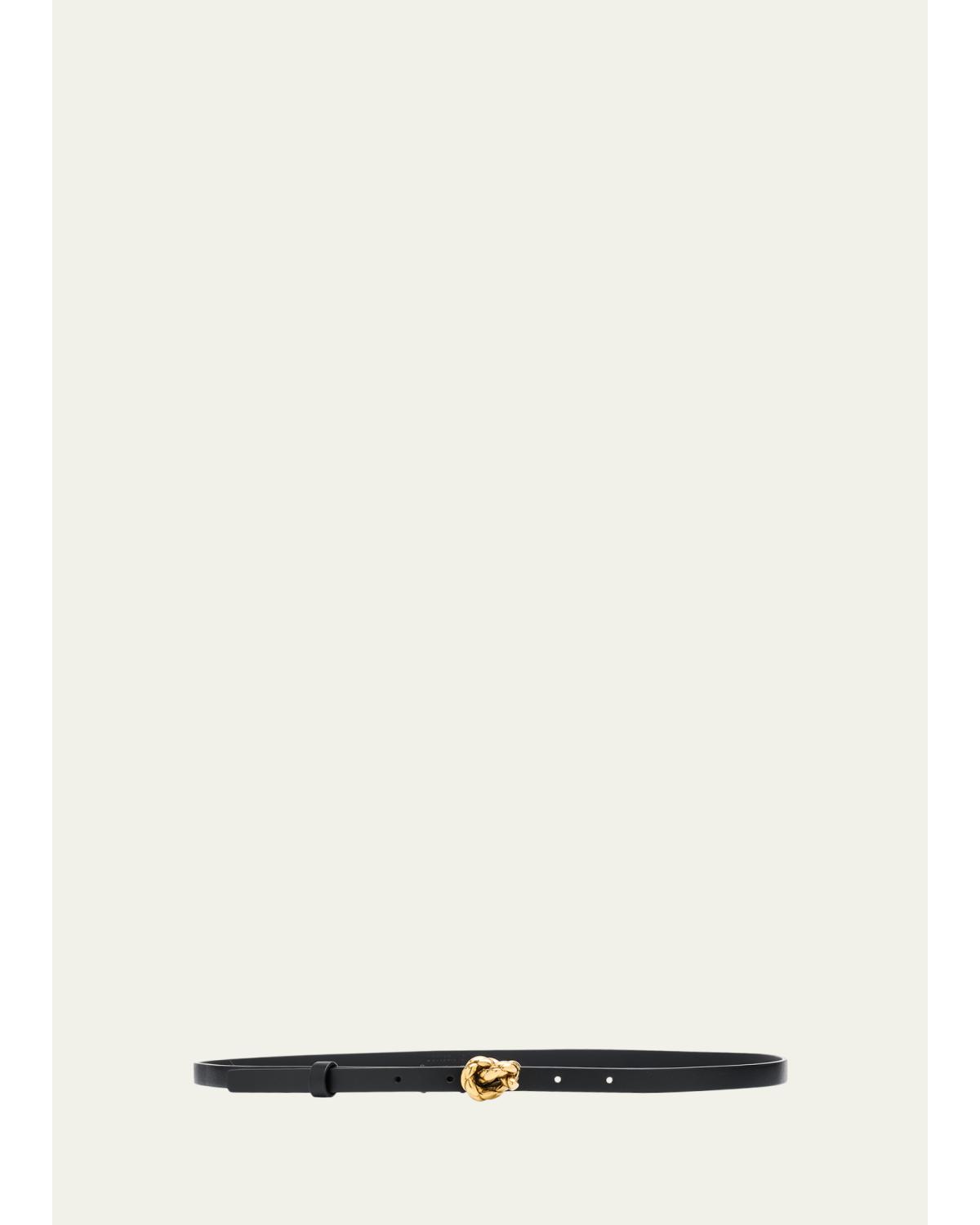 Knot Intreccio Leather Belt