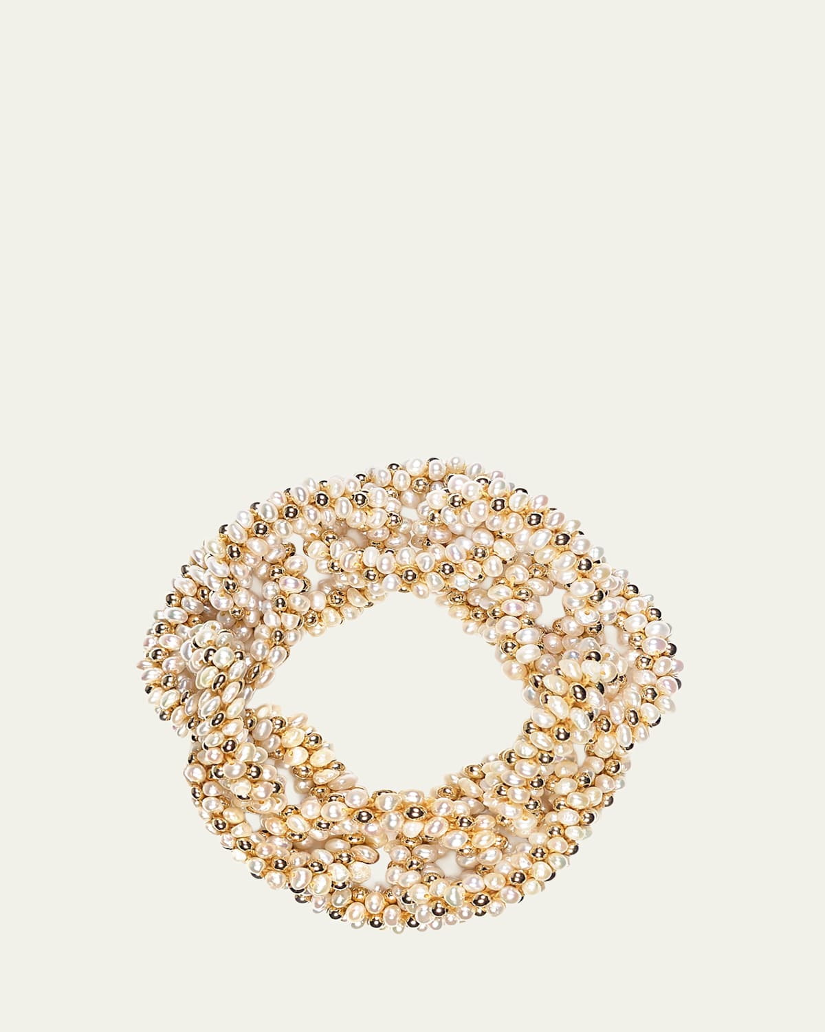Meredith Frederick 14K Yellow Gold Elsa Pearl Link Bracelet