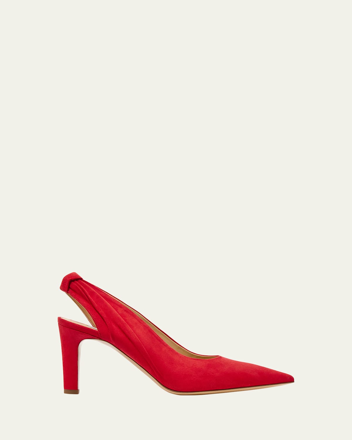 Gabriela Hearst 90m Amari Suede Slingback Pumps