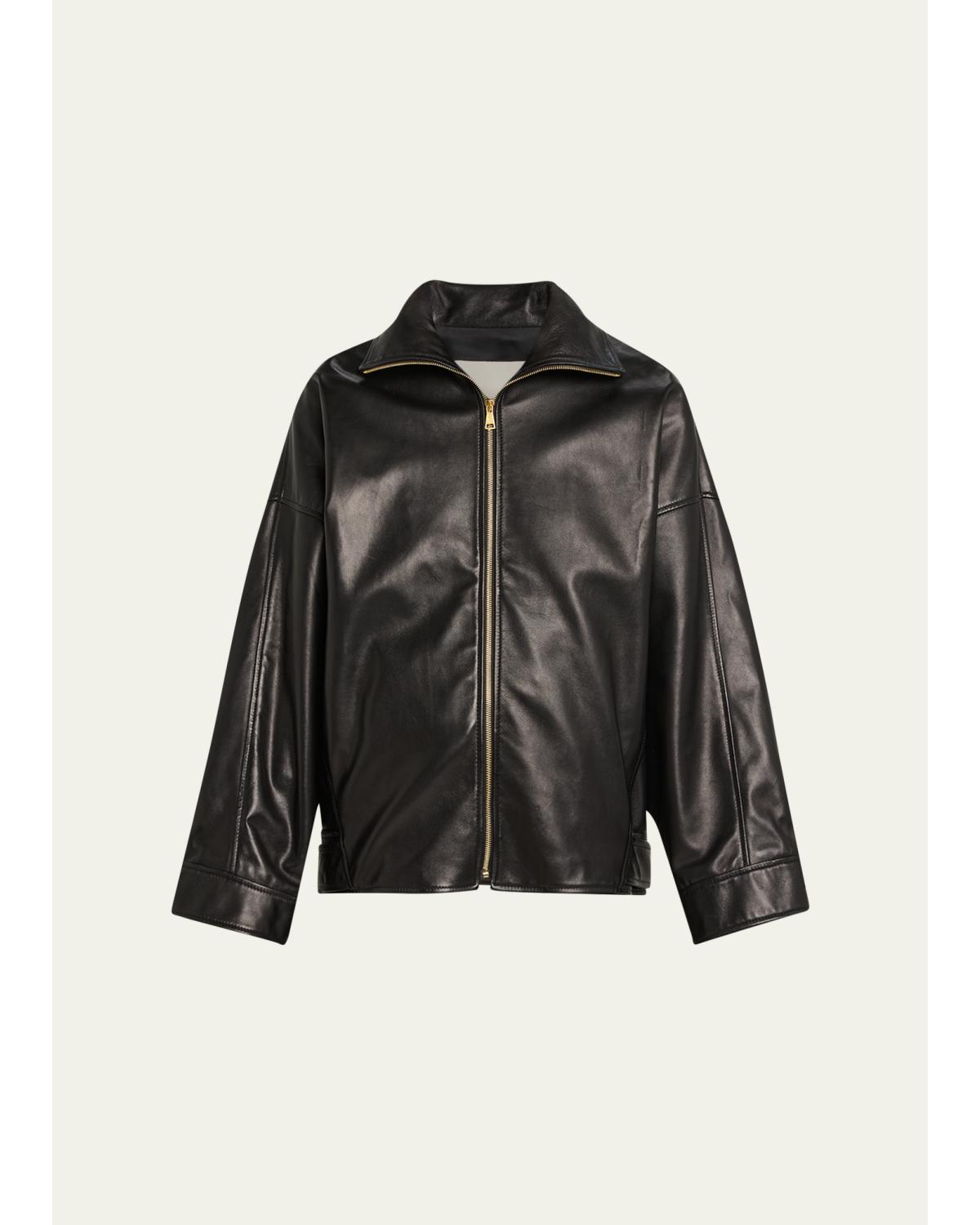 Celine Nappa Leather Aviator Jacket