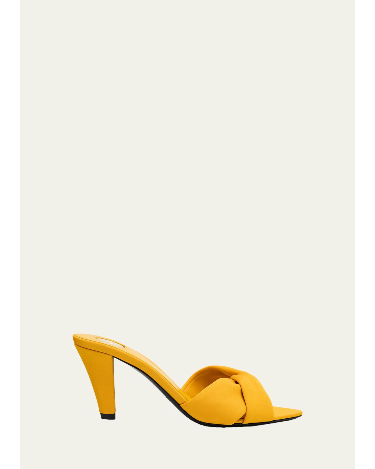 75Mm Franciane Satin Mule Sandals