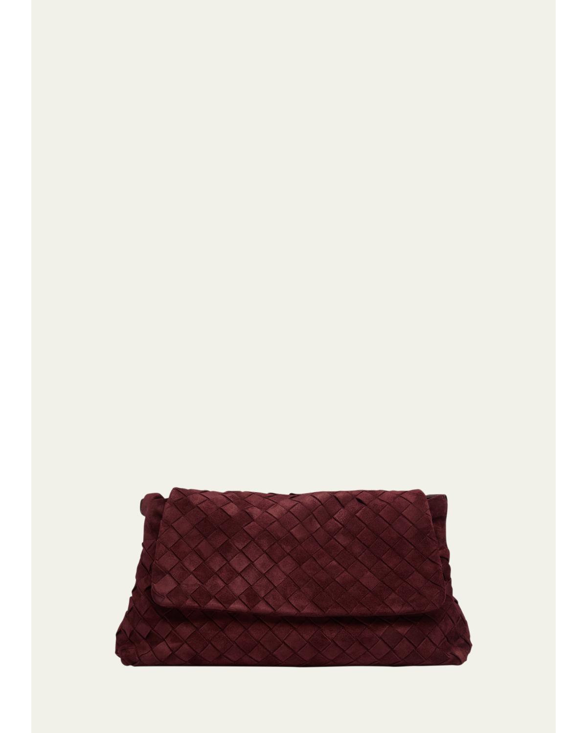 Giorno Suede Drawstring Shoulder Bag