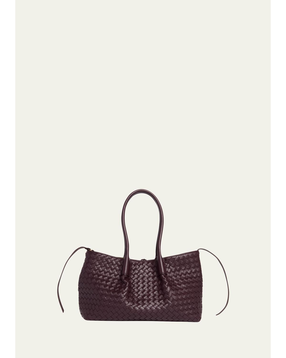 Medium Pinacoteca Reversible Leather Tote Bag