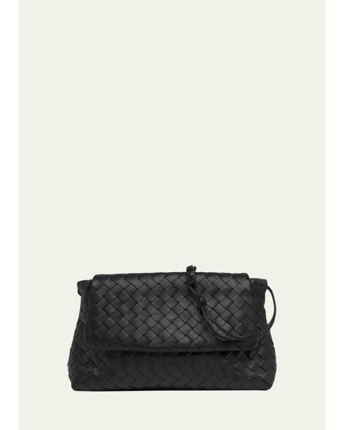 Giorno Leather Drawstring Shoulder Bag