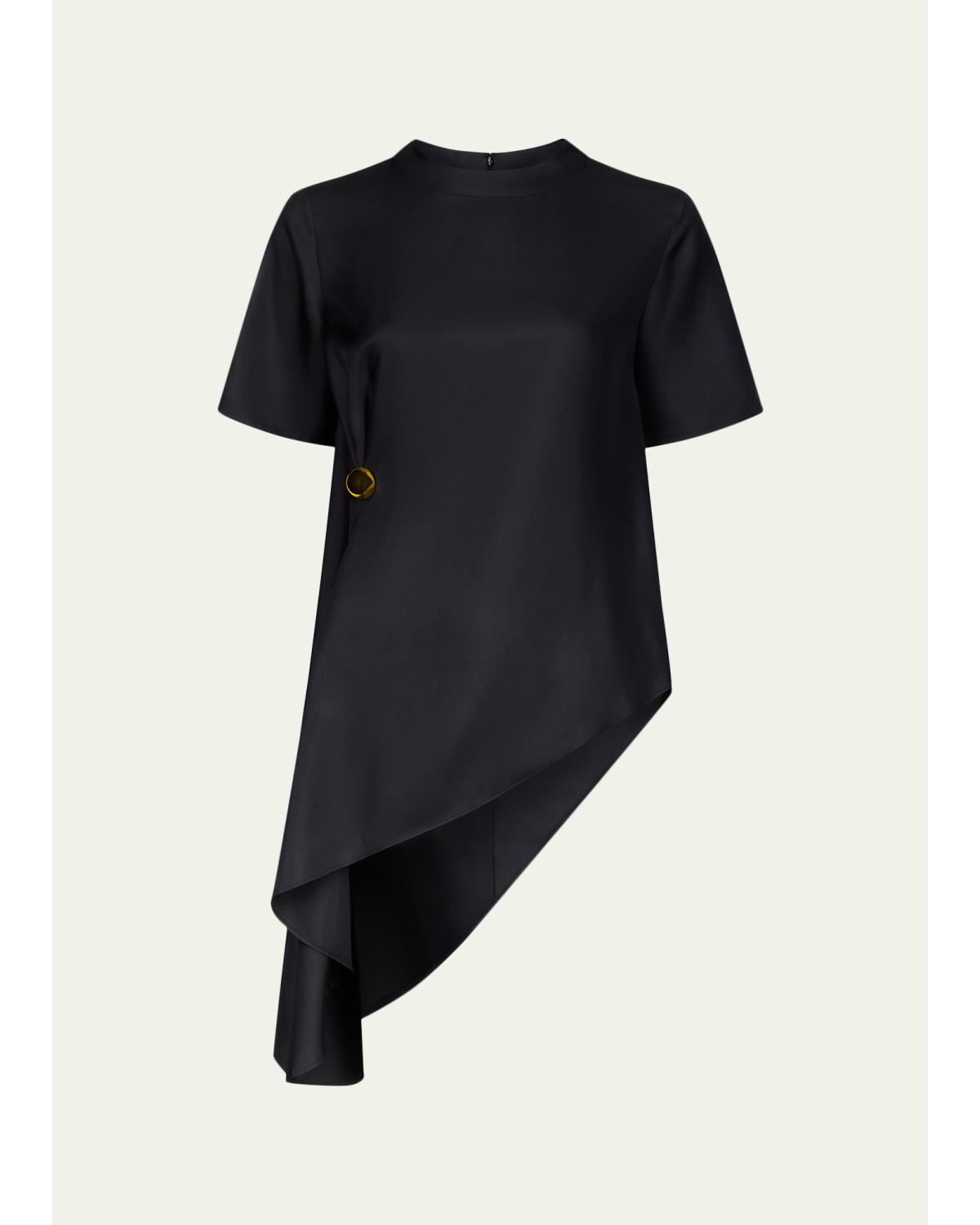 Madea Draped Asymmetric Top