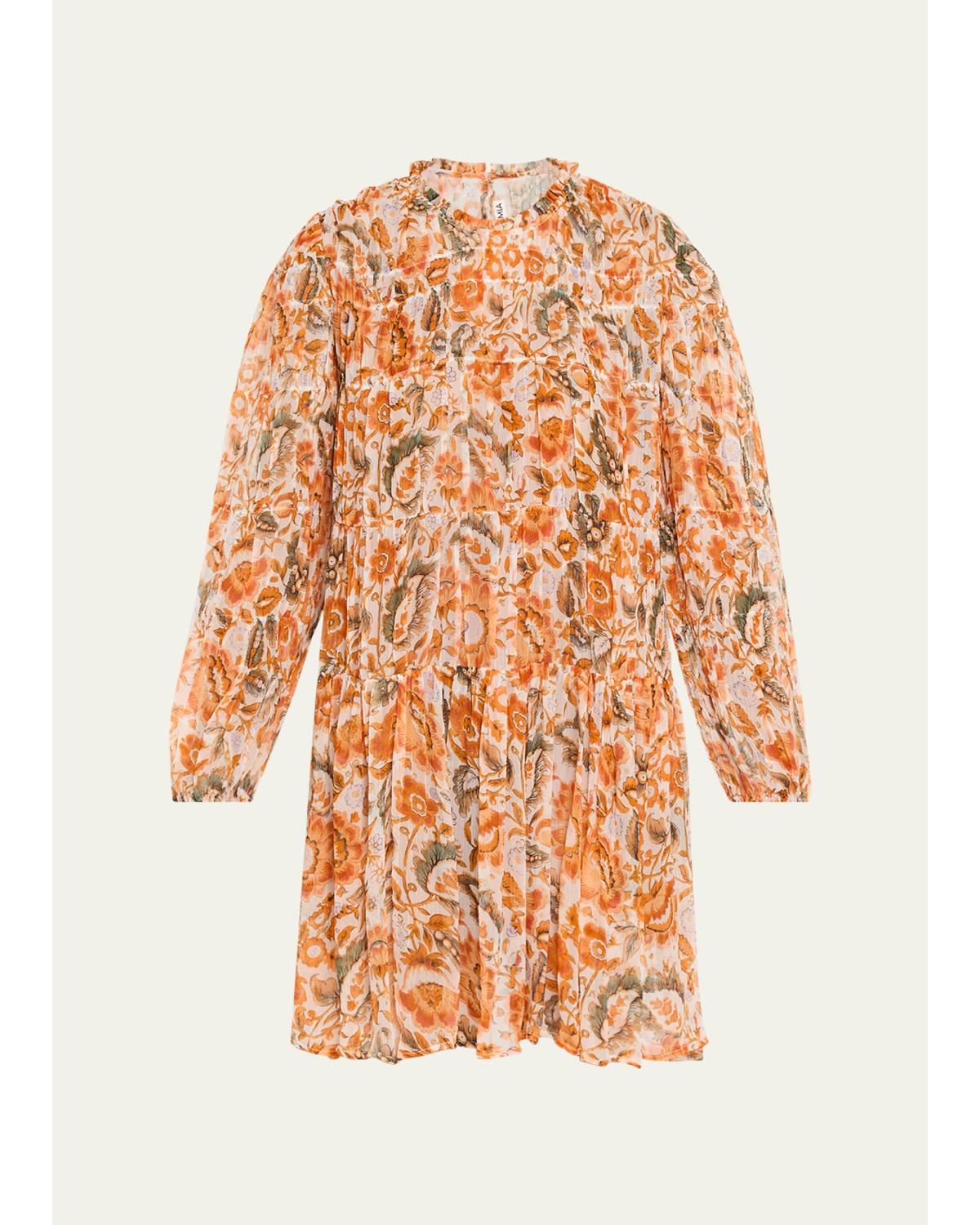 Juno Topaz Flower Mini Dress