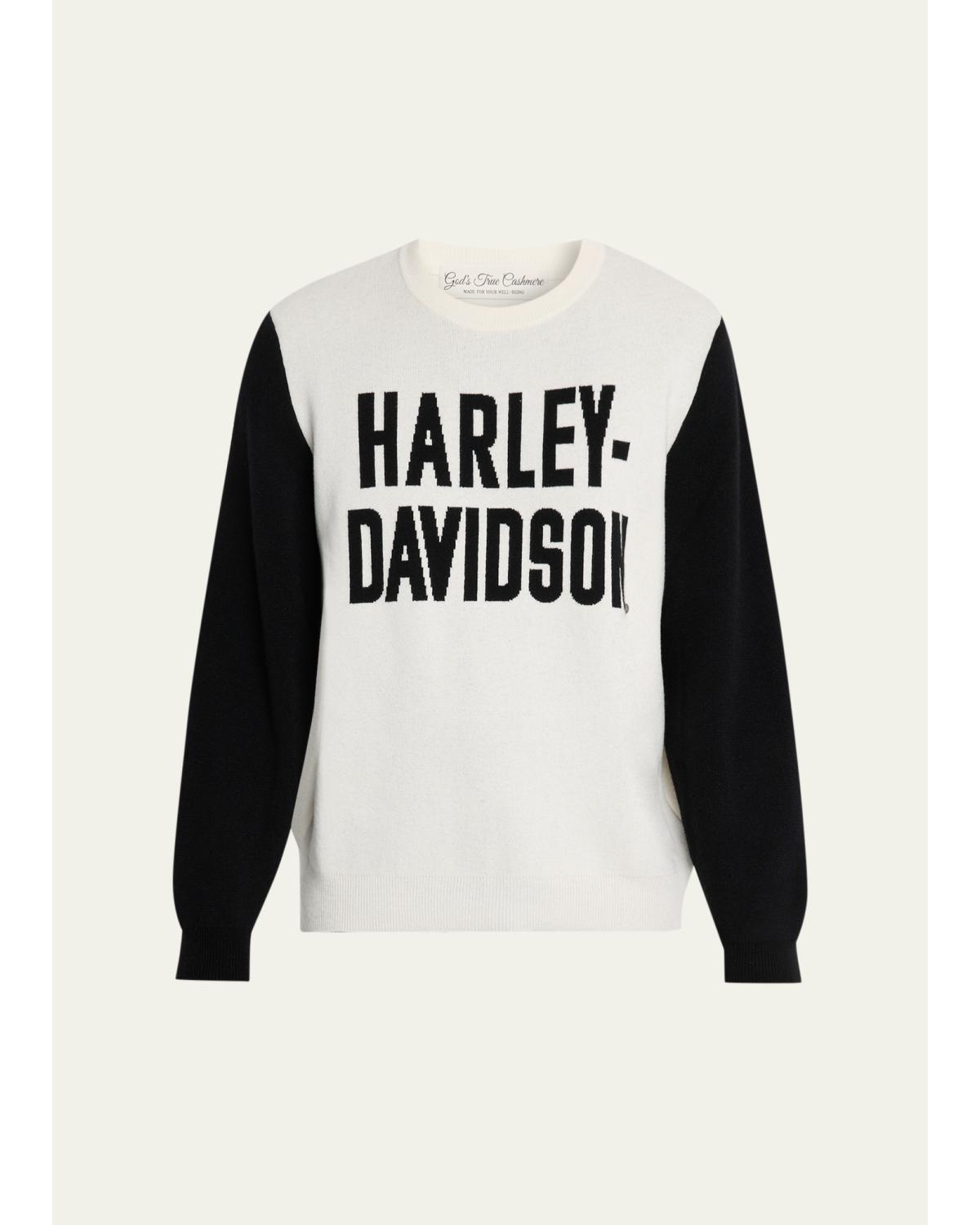 X Harley-Davidson Men'S Milano Cashmere Sweater