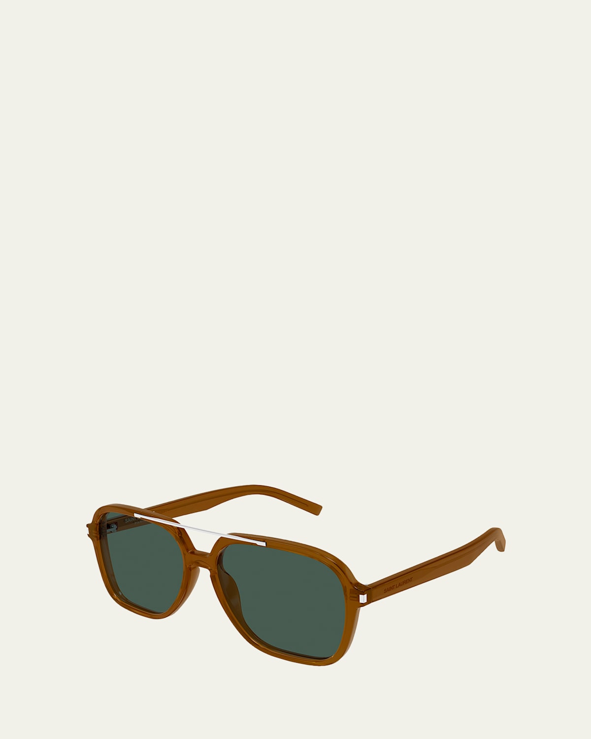 Saint Laurent 58mm Acetate Aviator Sunglasses