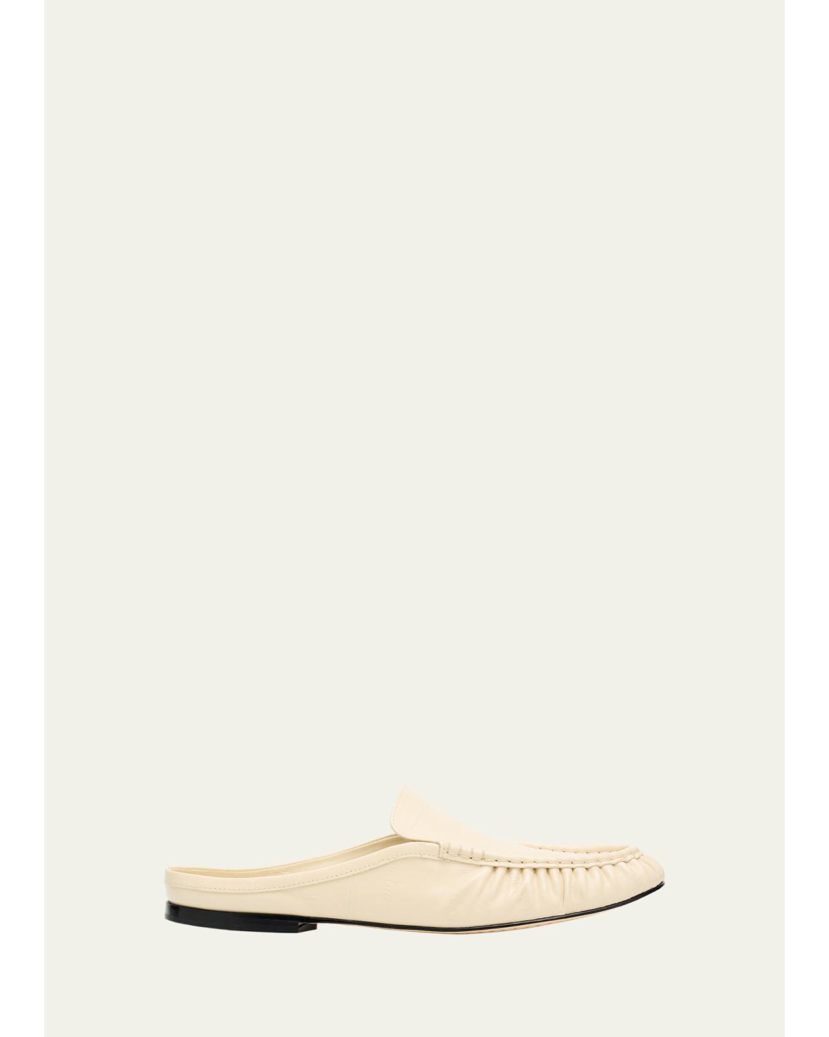 Tevin Leather Loafer Mules