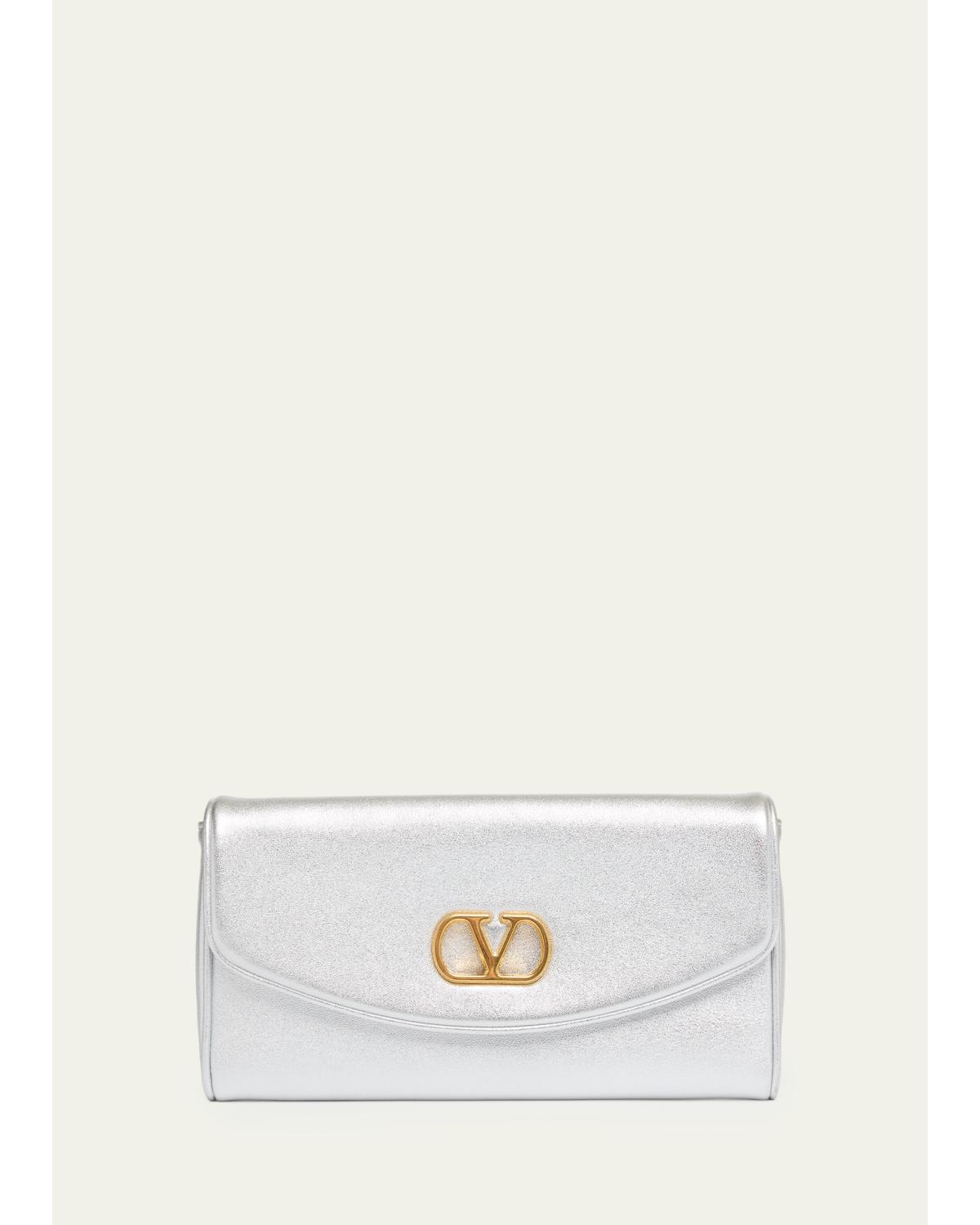 Laminated Leather Shoulder Bag