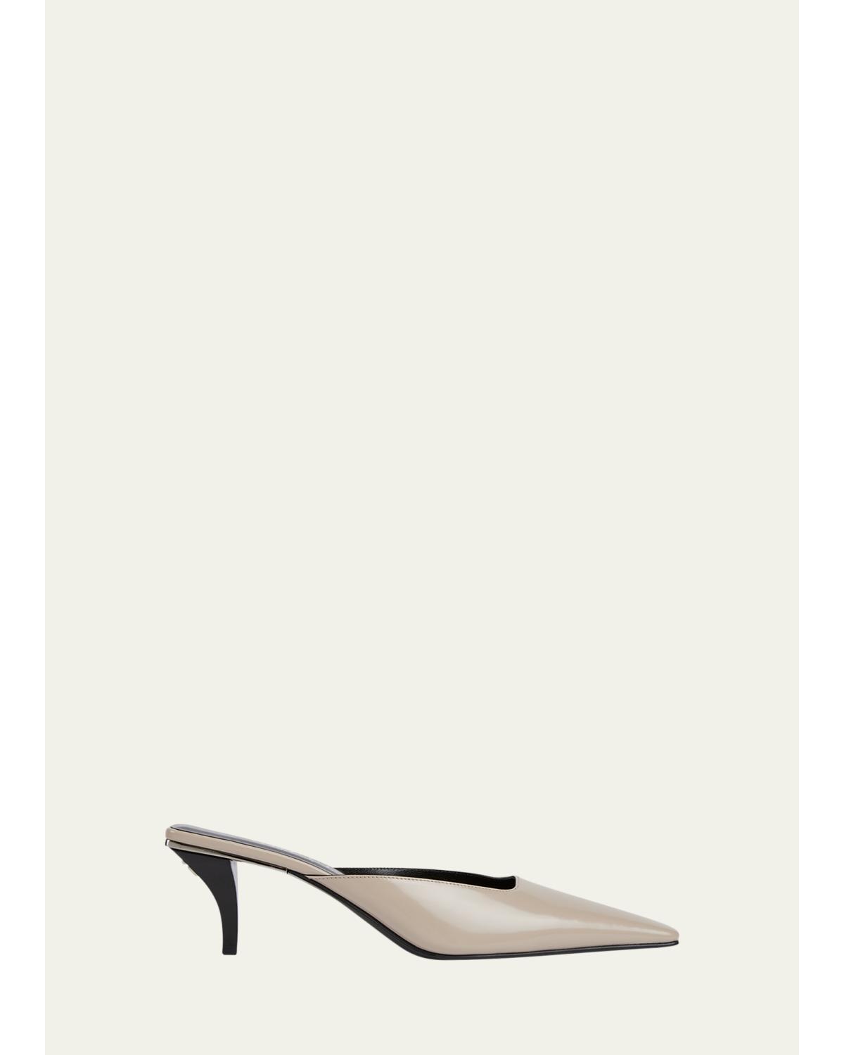 55mm Regent Leather Mules