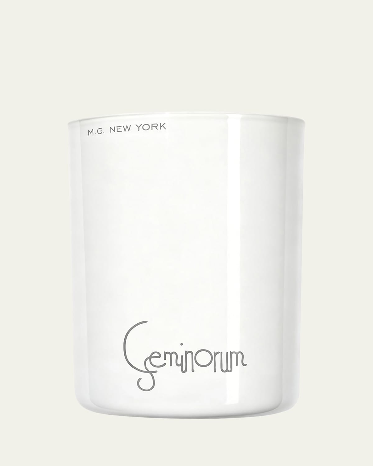 Madame Grey Geminorum Zodiac Candle, 6.7 Oz. In White