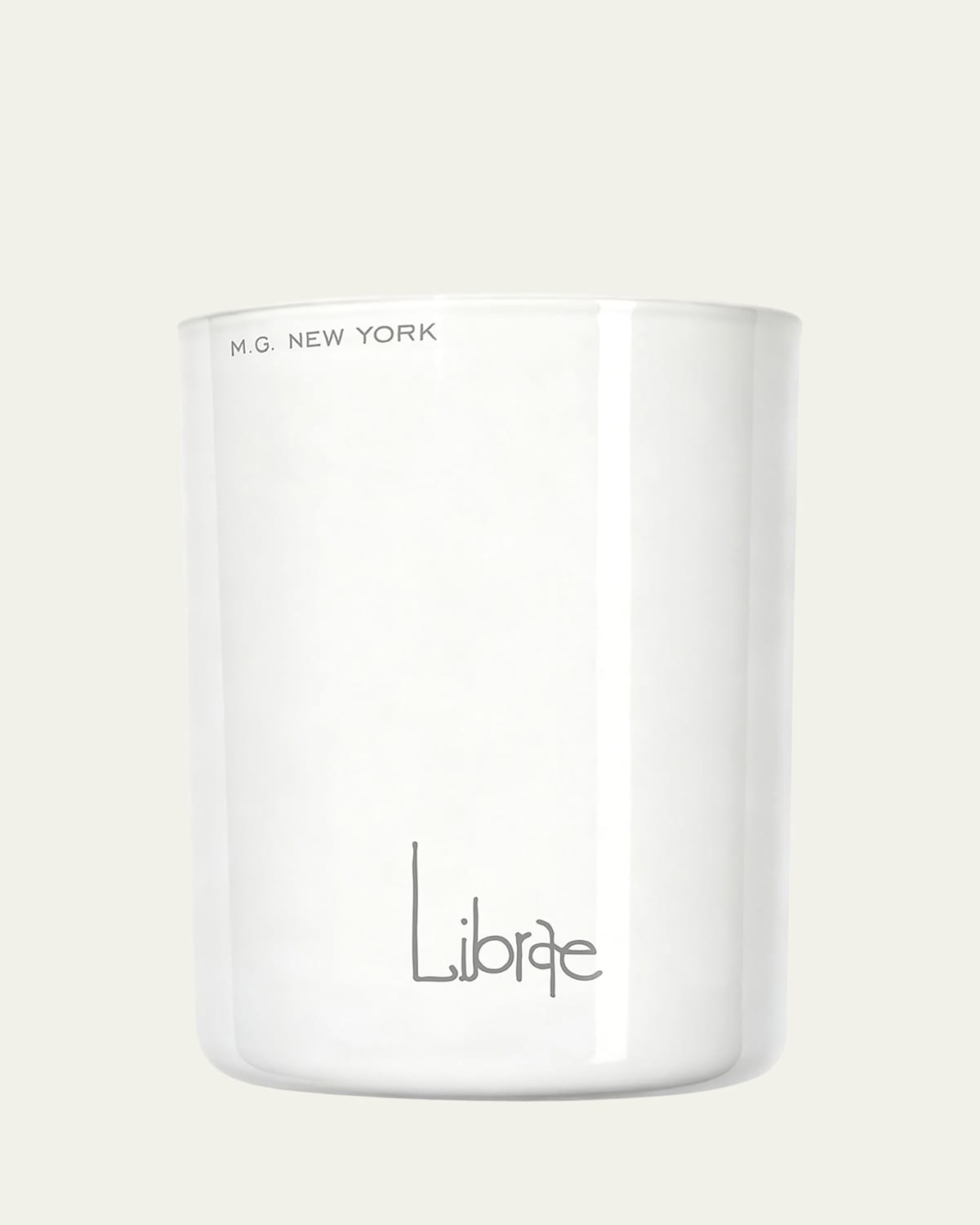 Madame Grey Librae Zodiac Candle, 6.7 Oz. In White