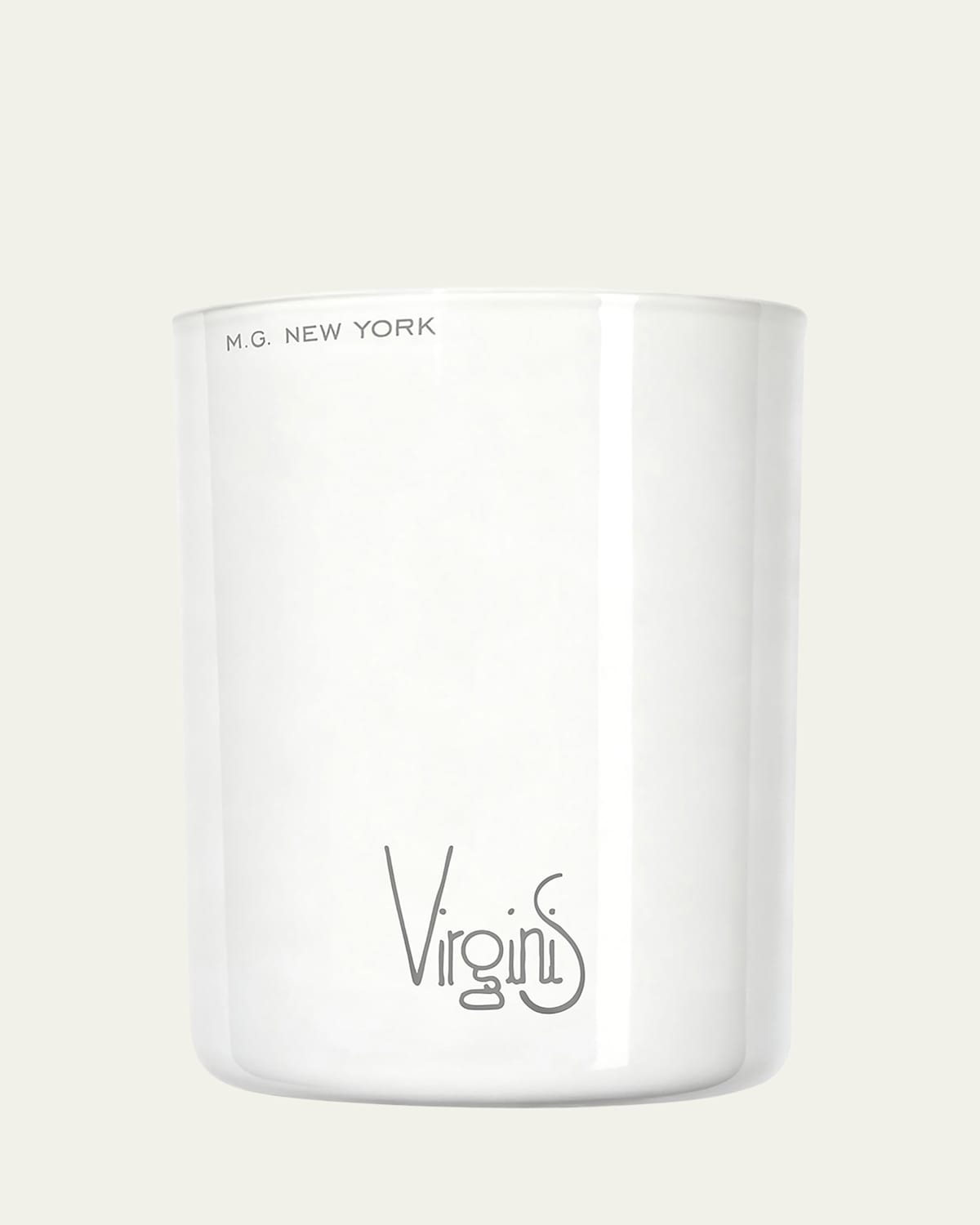 Madame Grey Virginis Zodiac Candle, 6.7 Oz. In White