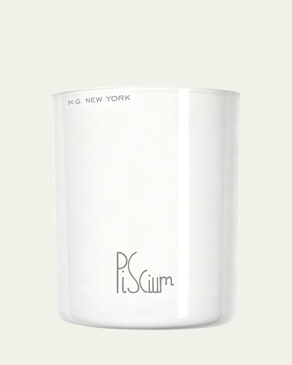 Madame Grey Piscium Zodiac Candle, 6.7 Oz. In White