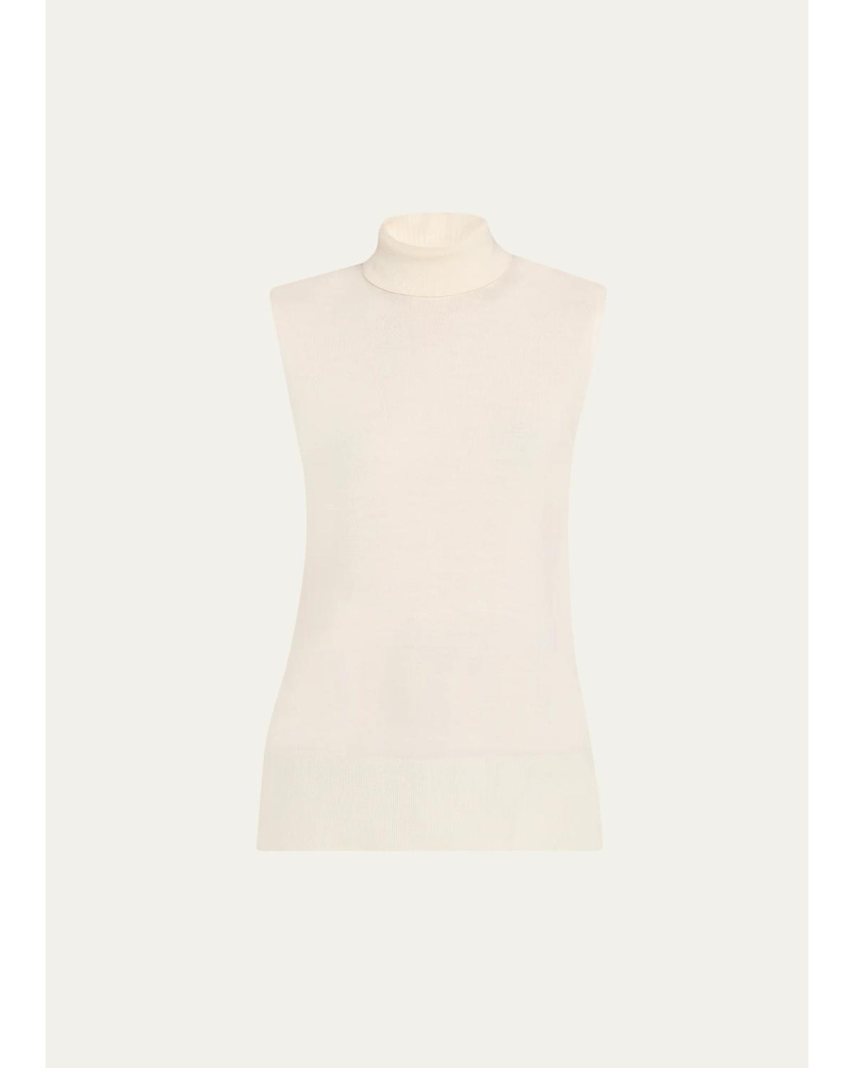 Sleeveless Turtleneck Sweater