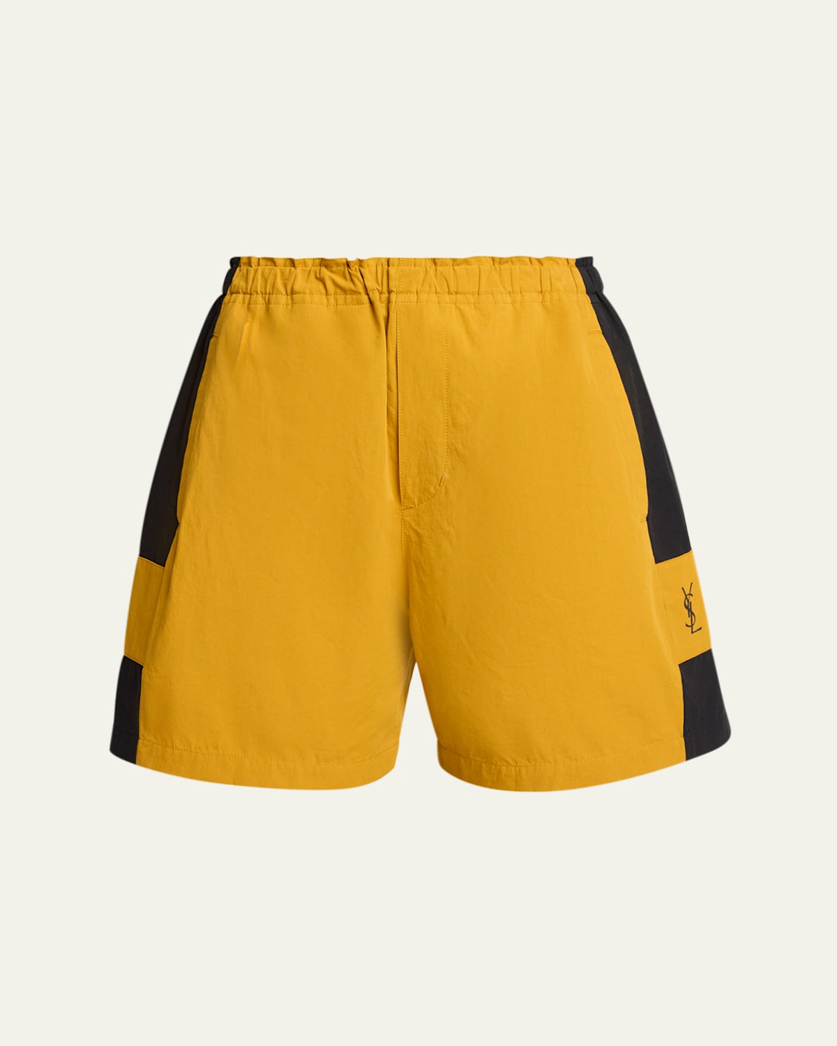 Saint Laurent Side-stripe Cotton Pull-on Shorts