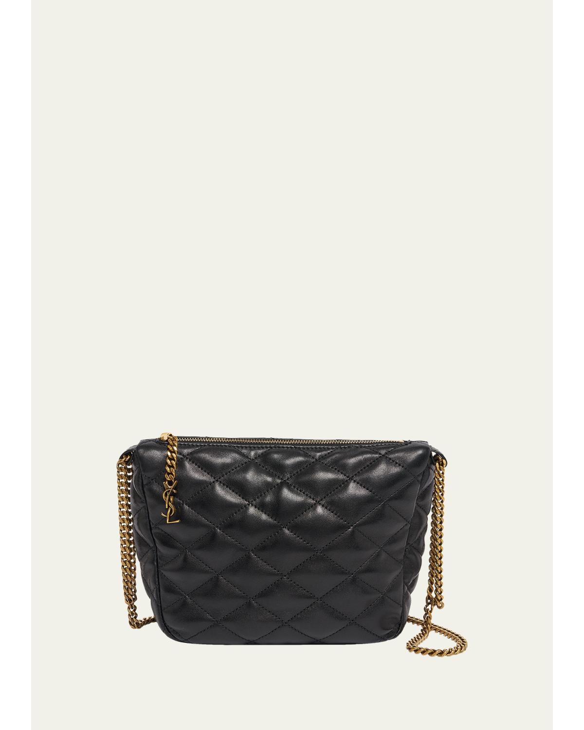 YSL Quilted Leather Hobo Bag