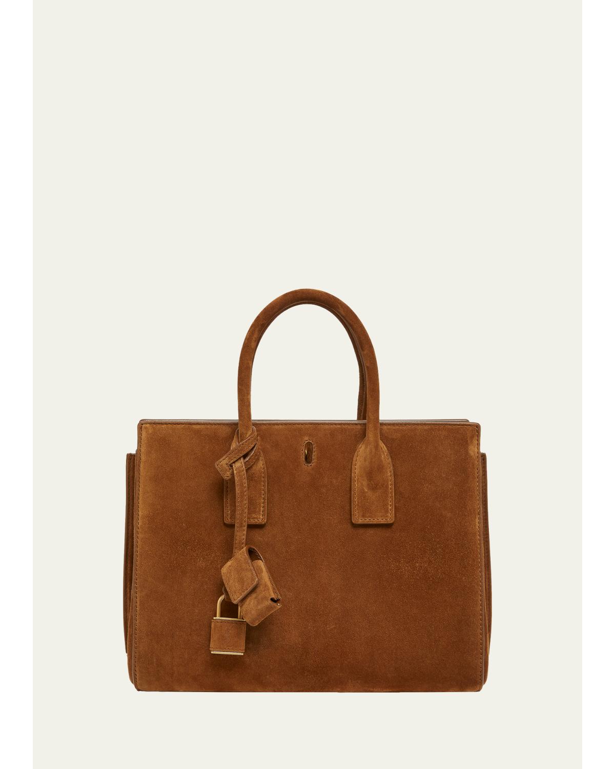 Sac de Jour Small Suede Top-Handle Bag
