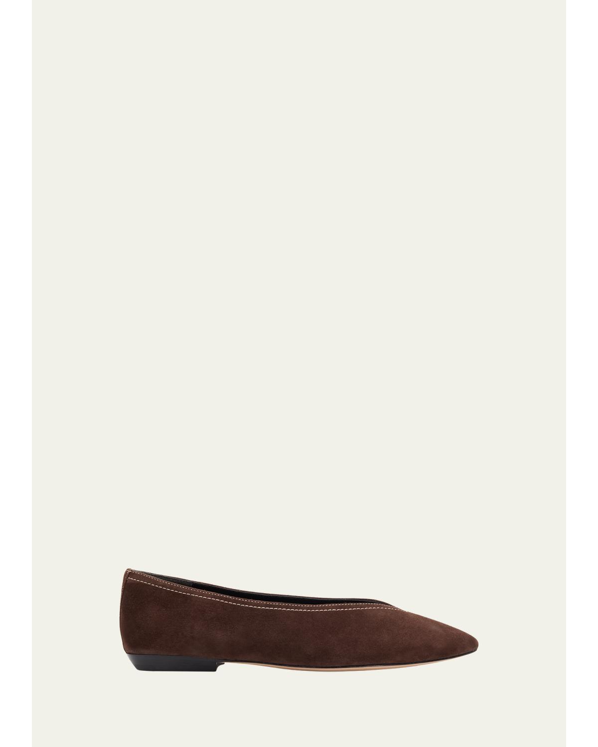 Bancroft Suede Ballerina Flats
