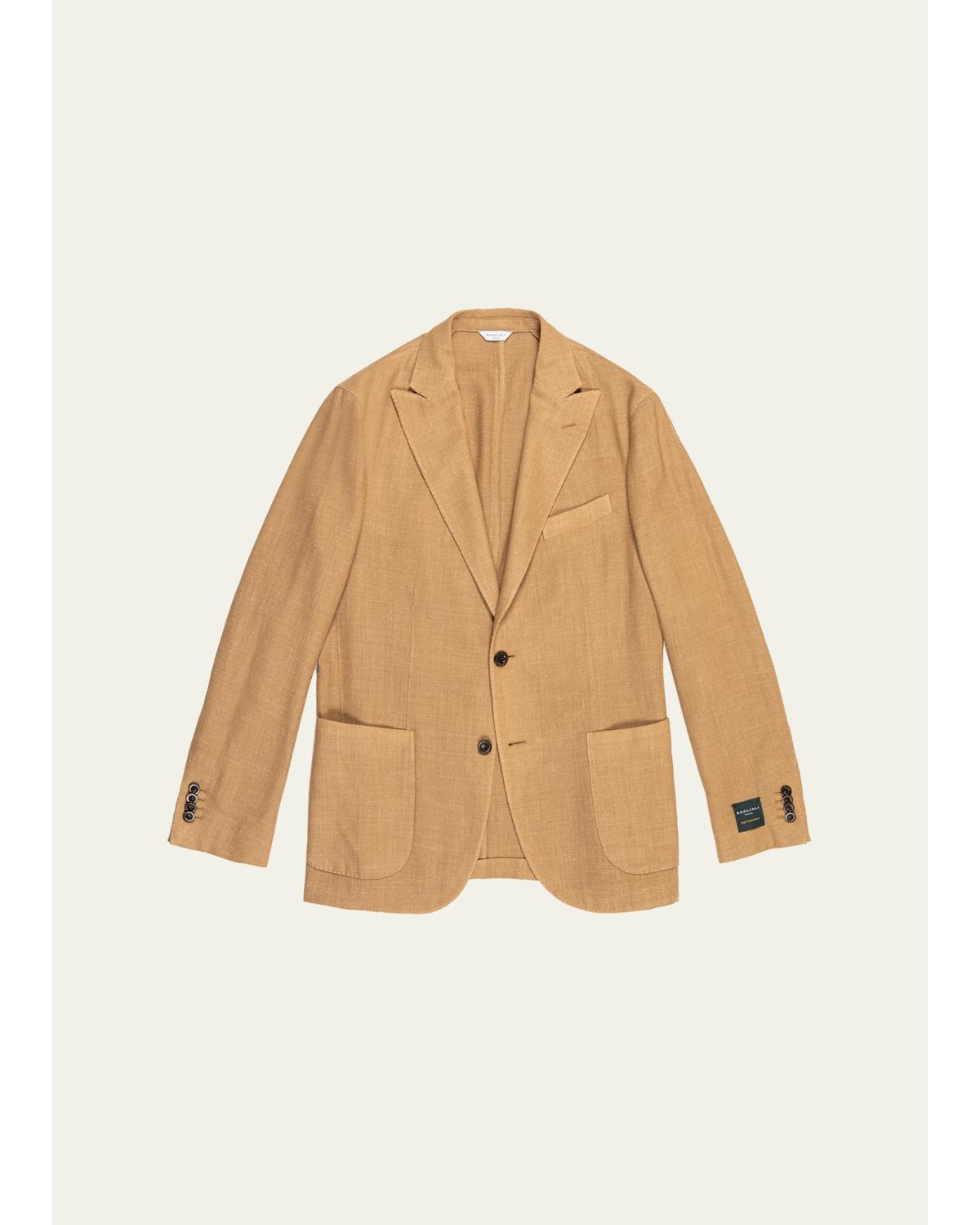 Men'S Wool, Silk, And Linen K- Jacket