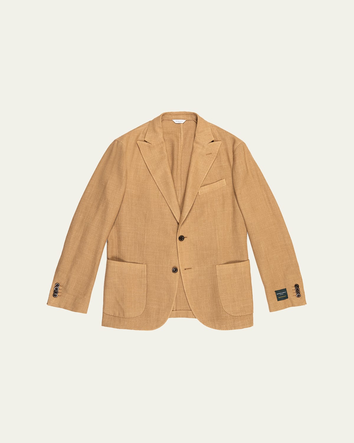 Boglioli Men's Wool, Silk, and Linen K-Jacket