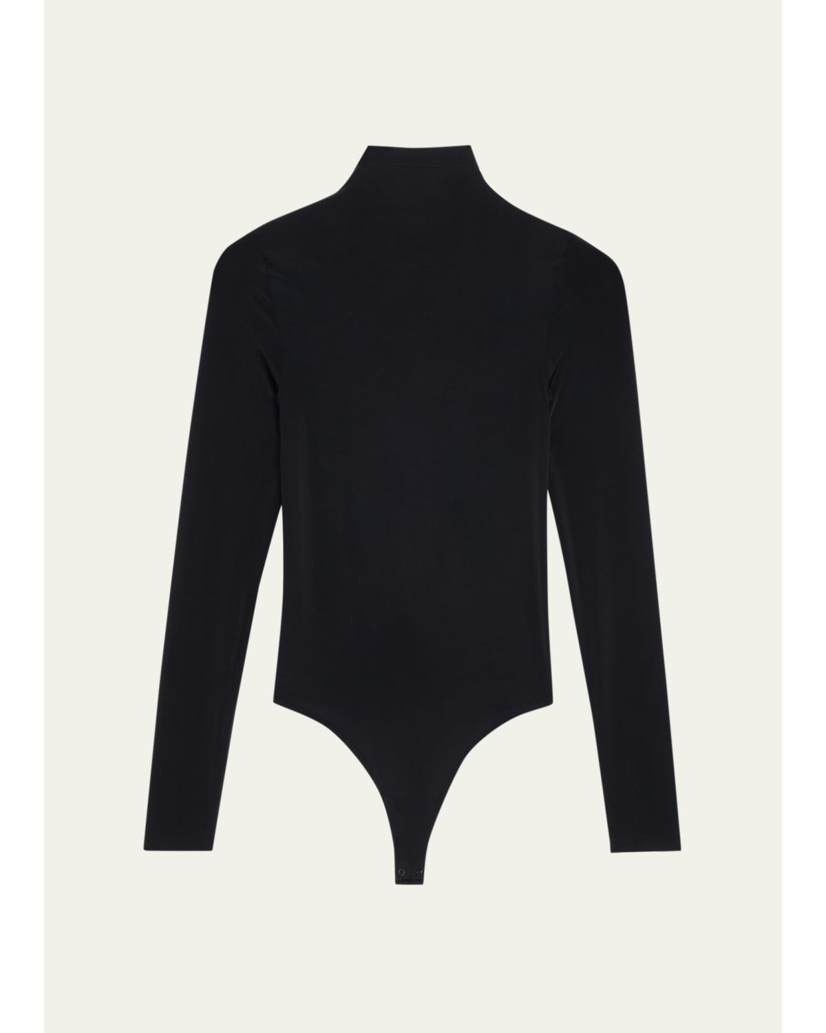 Buenos Aires Mock-Neck String Bodysuit