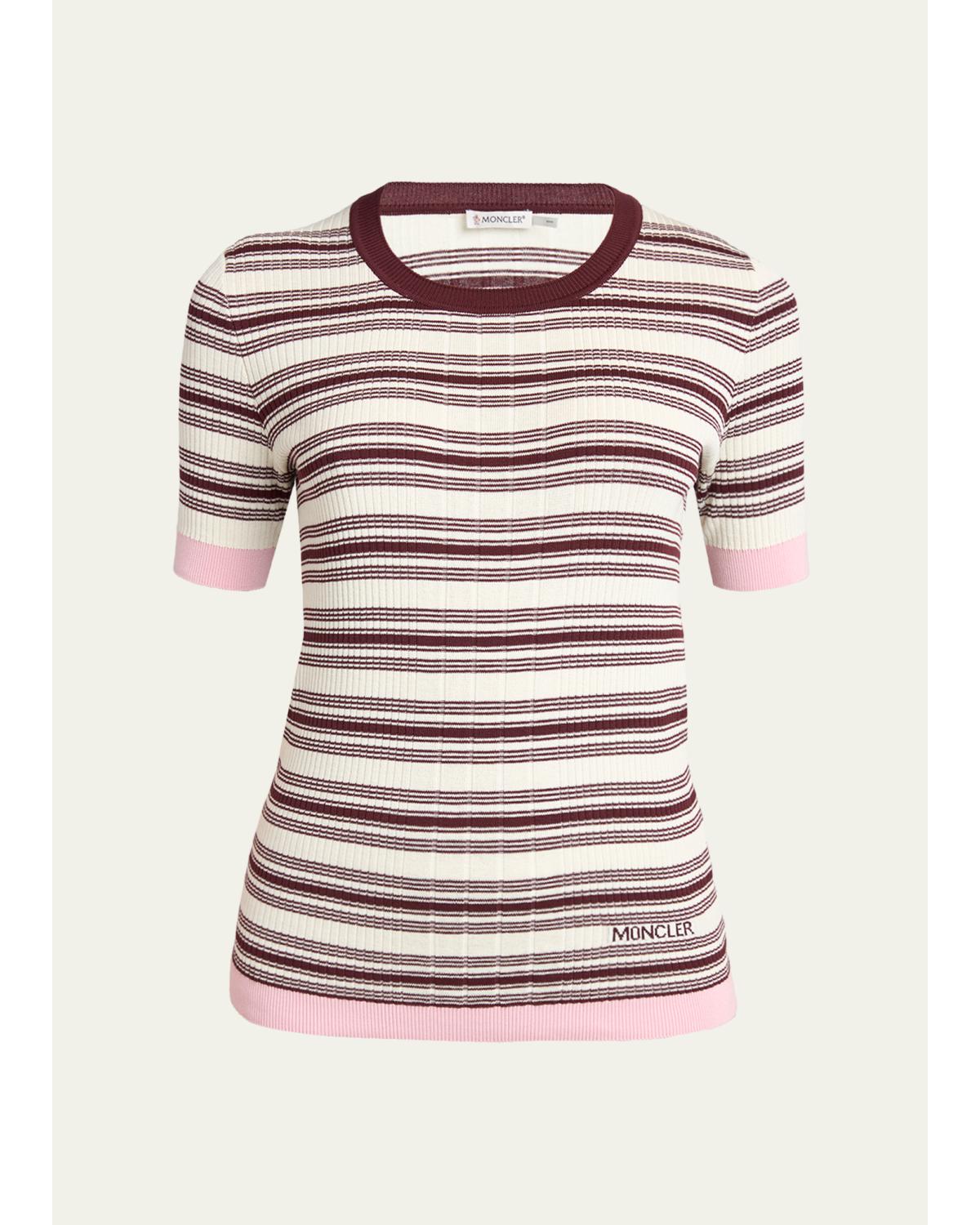 Stripe Short-Sleeve Top
