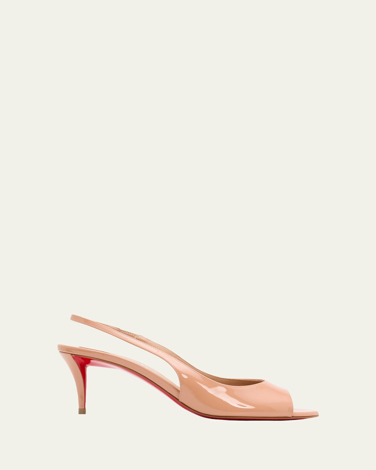Christian Louboutin 60mm Sofia Z Patent Leather Slingback Pumps In Pink