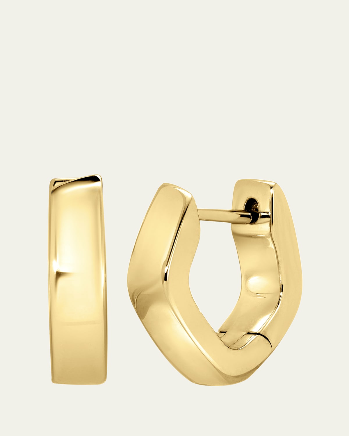 Anita Ko 18K Yellow Gold Georgie Huggie Hoop Earrings