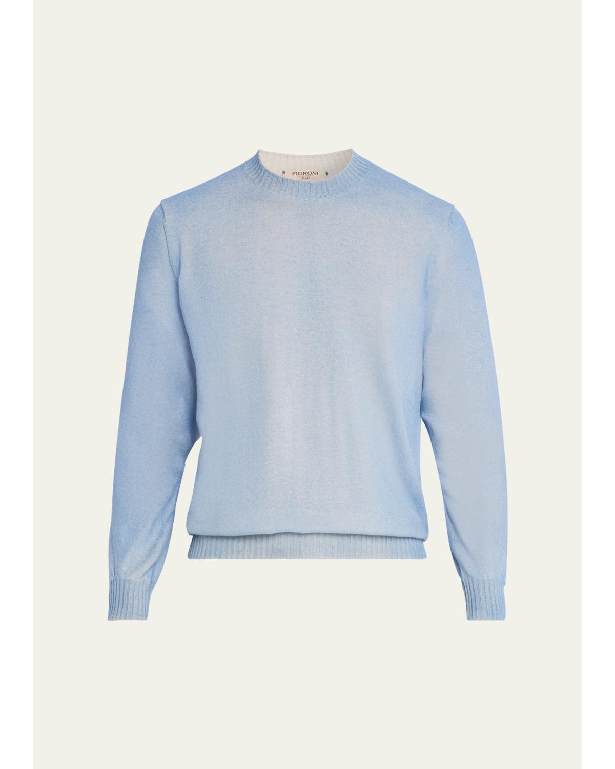 Men'S Duvet Cashmere Crewneck Sweater