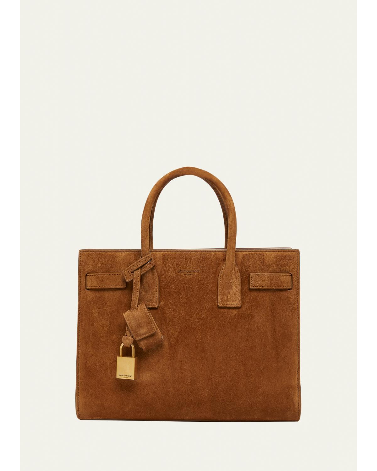 Sac de Jour Baby Suede Top-Handle Bag