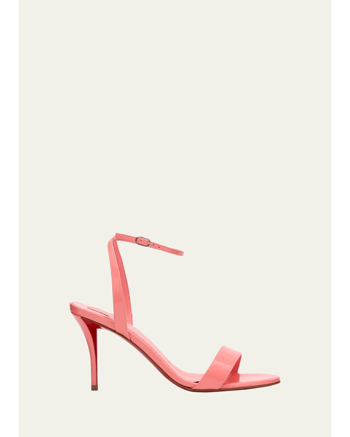 80Mm Miss Z Patent Leather Ankle-Strap Sandals