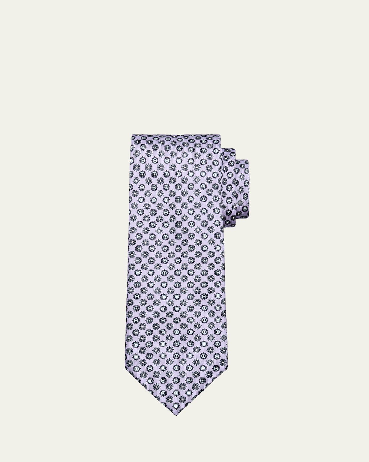 Brioni Men's Micro-Medallion Silk Tie | Thumbnail 4