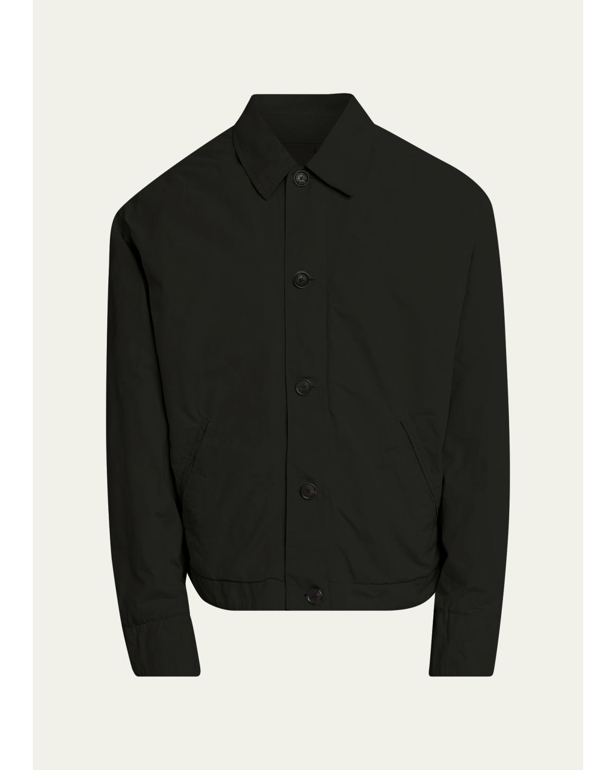Men'S Water-Repellent Nylon Shirt Jacket