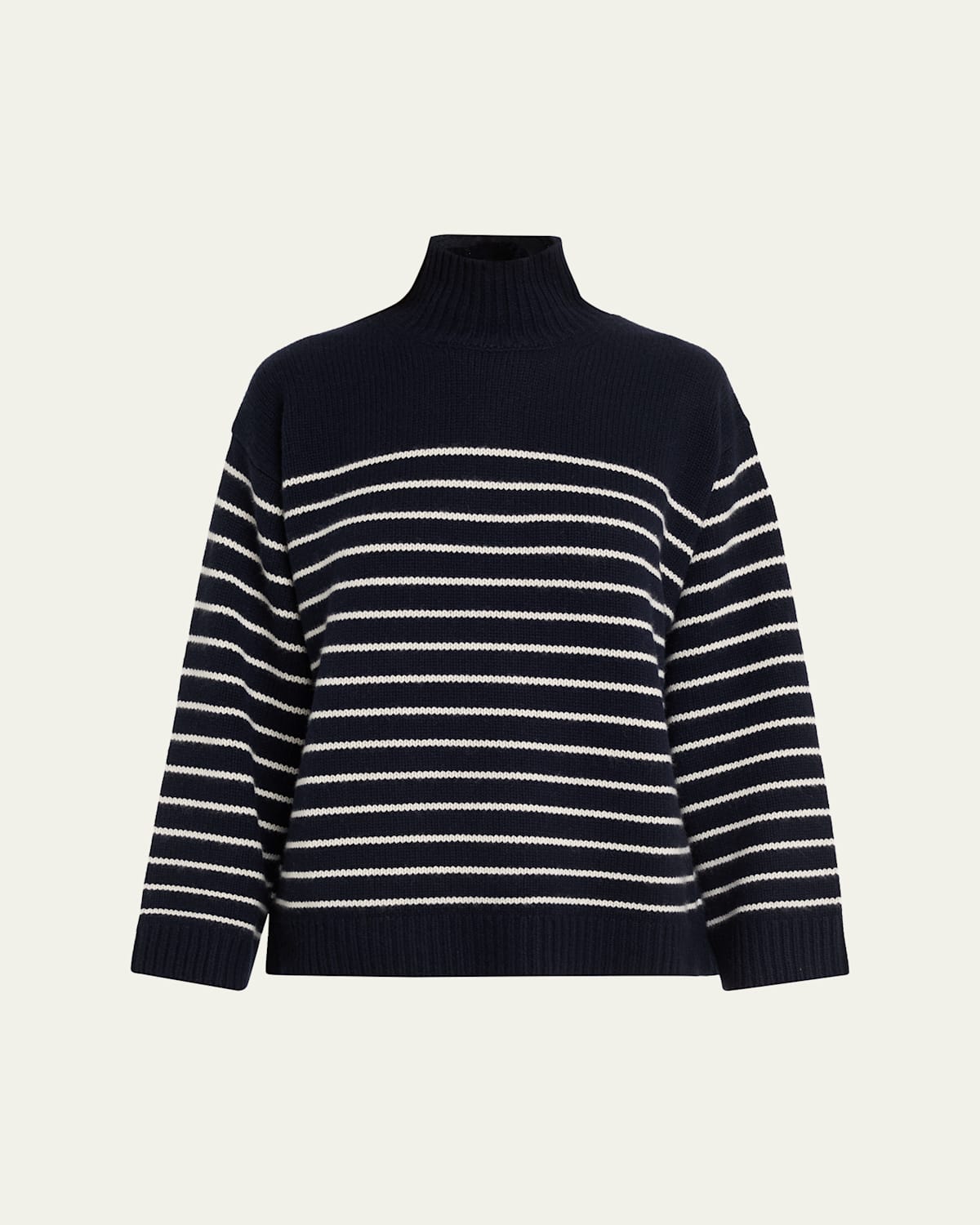 Frame The Striped Cashmere Sweater In Multi