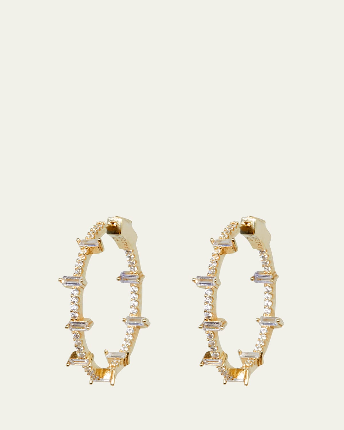 Nickho Rey Houlehan Hoop Earrings, Yellow Gold