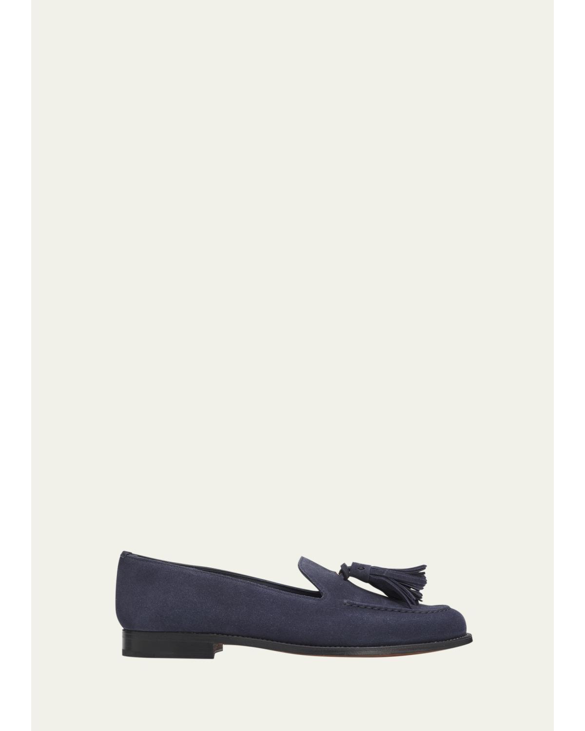 Renee Suede Tassel Loafers
