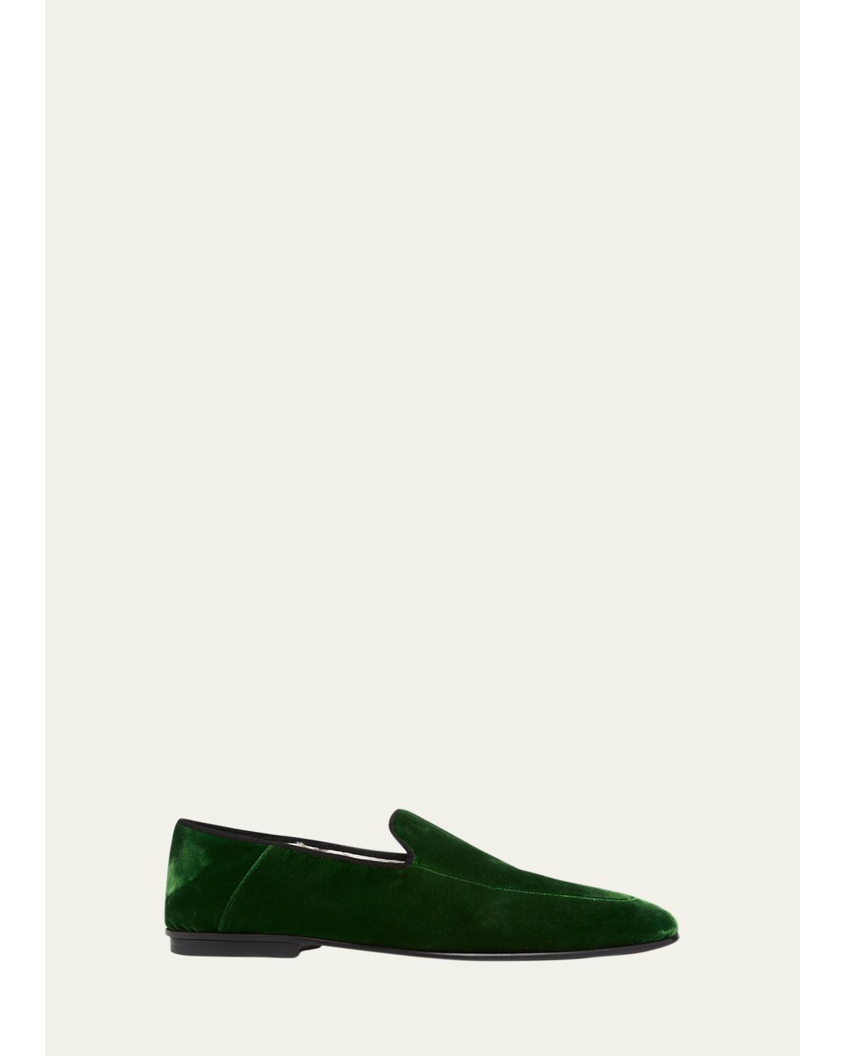 Men'S Steven Velvet Formal Loafers