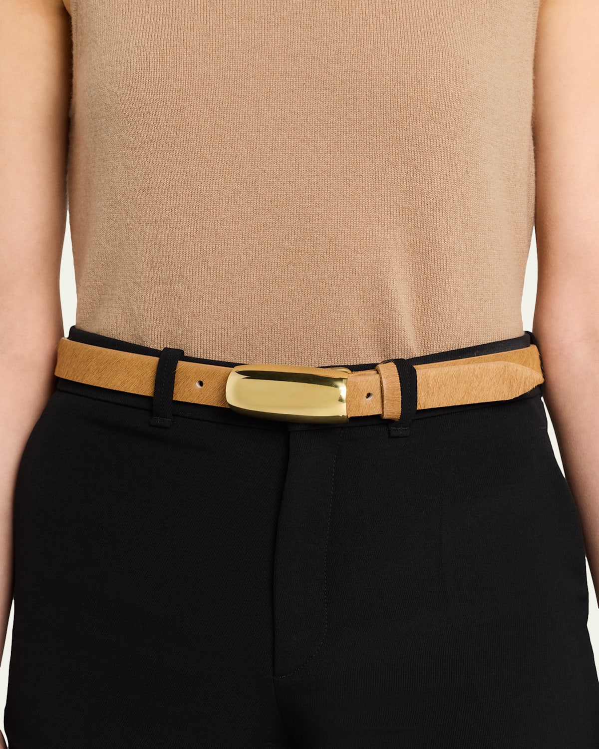 Marlowe Calfhair Belt