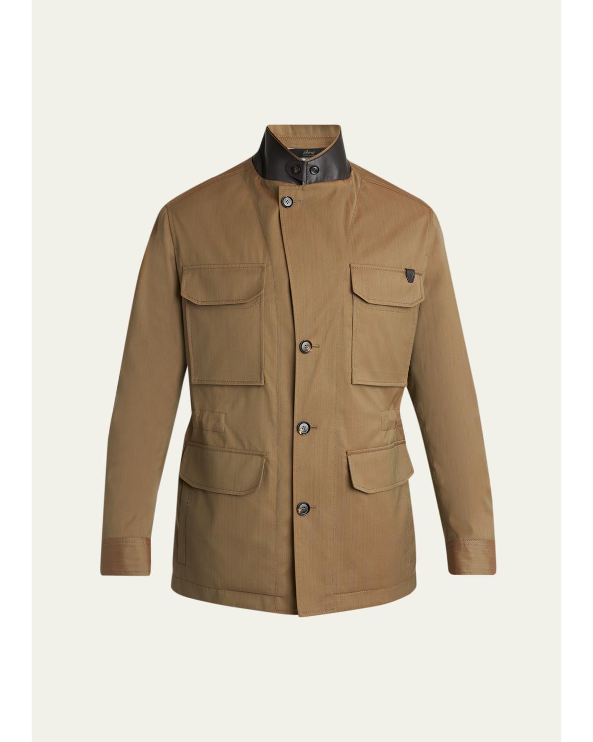 Men'S Wool-Blend Sahariana Jacket