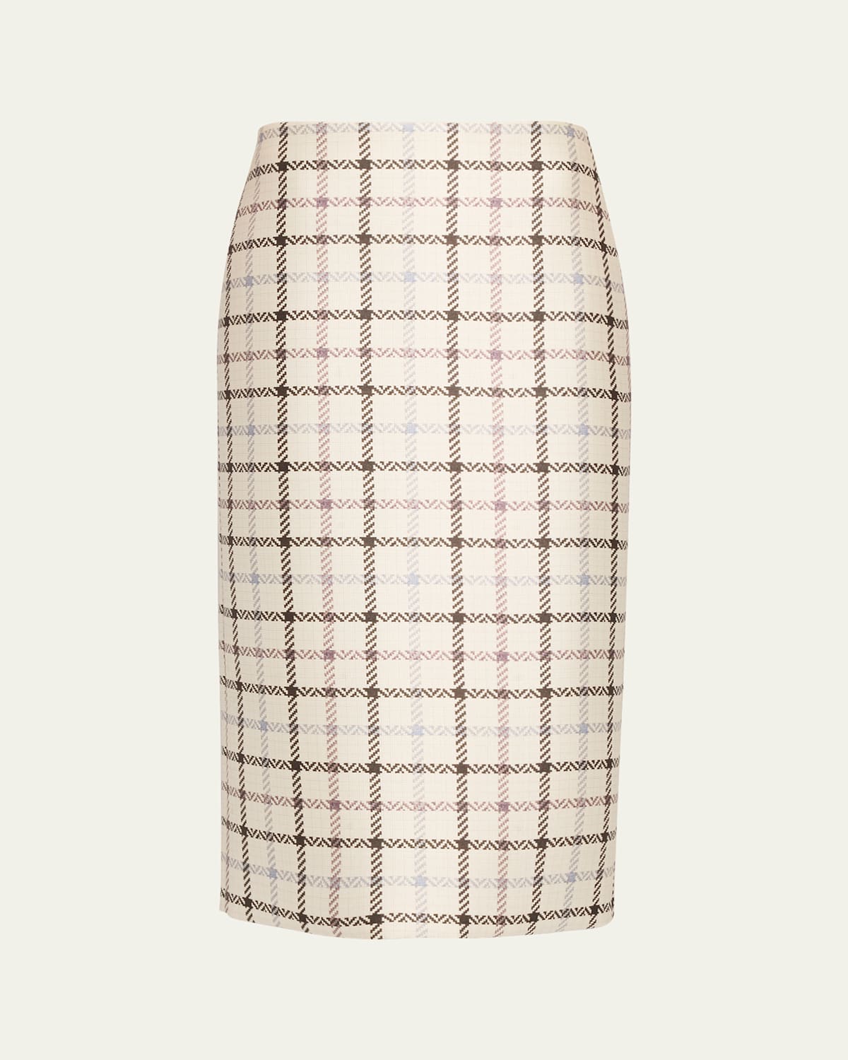 Brandon Maxwell The Mercer Bonde Pencil Skirt In Gray